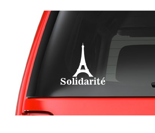 Solidarit (M46) Paris France Support Vinyl Decal Sticker Car/Truck Laptop/Netbook Window