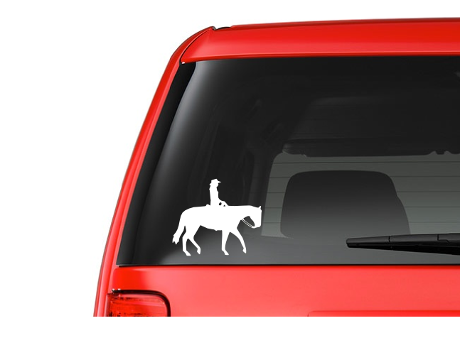 Cowgirl (W8) Vinyl Decal Sticker Car/Truck Laptop/Netbook Window