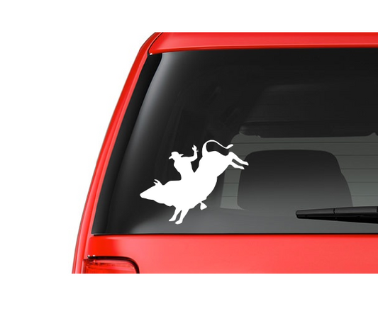 Bull Rider (W13) Vinyl Decal Sticker Car/Truck Laptop/Netbook Window