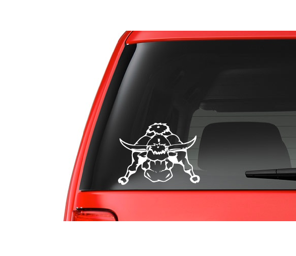 Angry Bull (W16) Vinyl Decal Sticker Car/Truck Laptop/Netbook Window